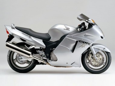 Honda CBR1100XX Blackbird Motorrad Verkleidung 1996-2007 - Silber Grau