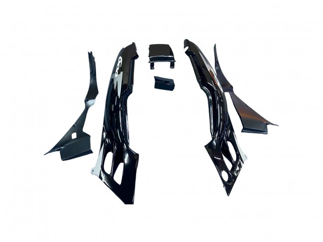 Honda CBR600 F2 Motorrad Verkleidung 1991-1994 - Silber Glanzendes Schwarz