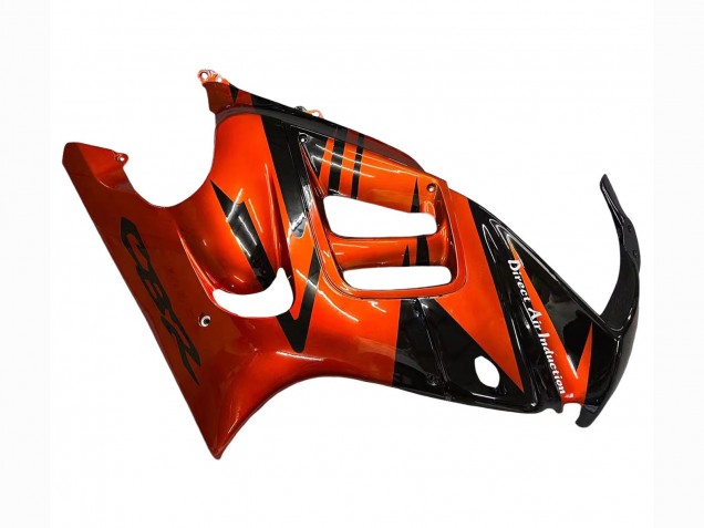 Honda CBR600 F3 Motorrad Verkleidung 1995-1996 - Orange Glanzendes Schwarz