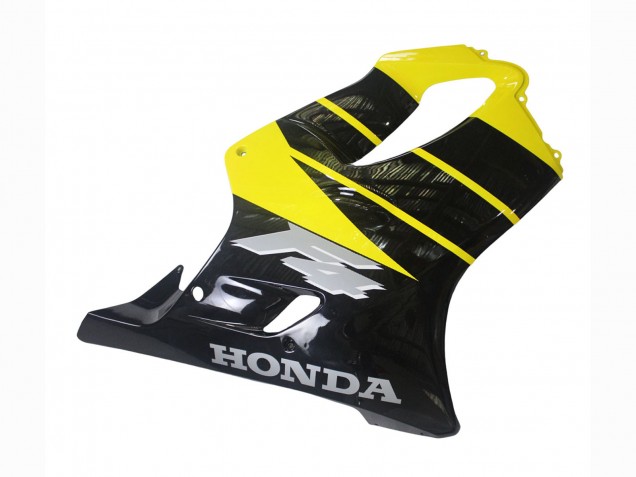 Honda CBR600 F4 Motorrad Verkleidung 1999-2000 - Gelb Glanzendes Schwarz