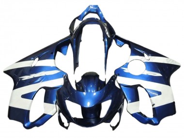 Honda CBR600 F4 Motorrad Verkleidung 1999-2000 - Weiss Blau