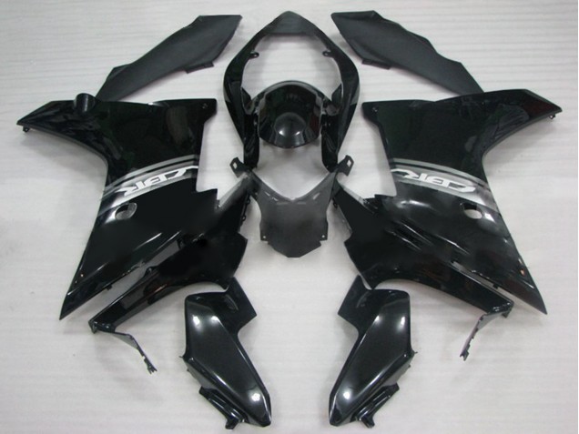 Honda CBR600F Motorrad Verkleidung 2011-2013 - Glanzendes Schwarz