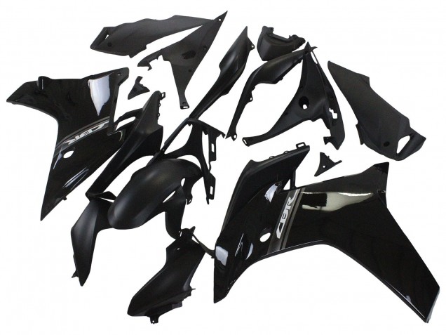 Honda CBR600F Motorrad Verkleidung 2011-2013 - Glanzendes Schwarz