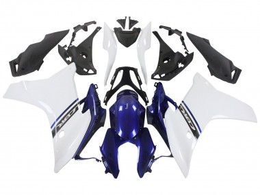 Honda CBR600F Motorrad Verkleidung 2011-2013 - Weiss Blau