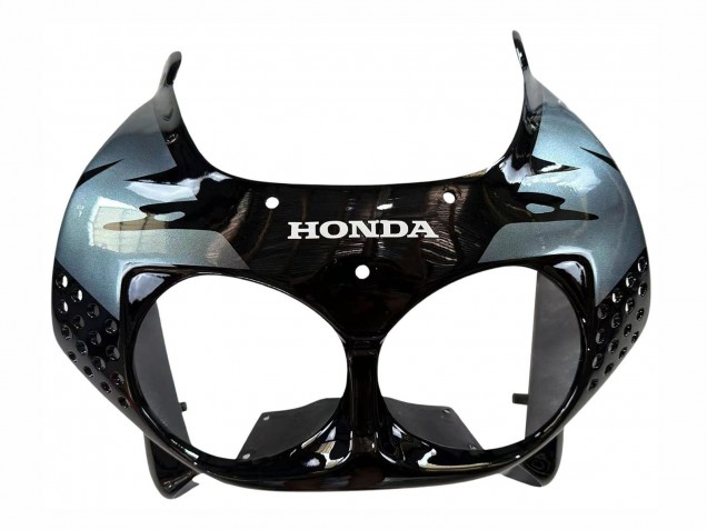Honda CBR900RR 893 Motorrad Verkleidung 1992-1993 - Silber Glanzendes Schwarz