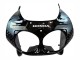 Honda CBR900RR 893 Motorrad Verkleidung 1992-1993 - Silber Glanzendes Schwarz