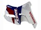 Honda CBR900RR 893 Motorrad Verkleidung 1992-1993 - Weiss Rot Dunkel Blau