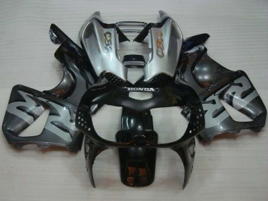 Honda CBR900RR 893 Motorrad Verkleidung 1994-1995 - Silber Grau Glanzendes Schwarz