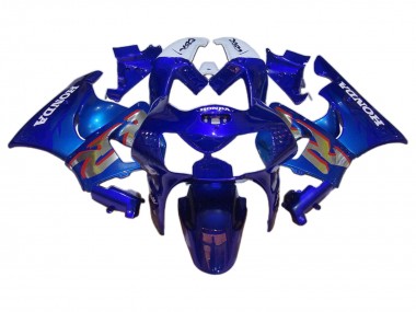 Honda CBR900RR 919 Motorrad Verkleidung 1998-1999 - Weiss Blau Silber