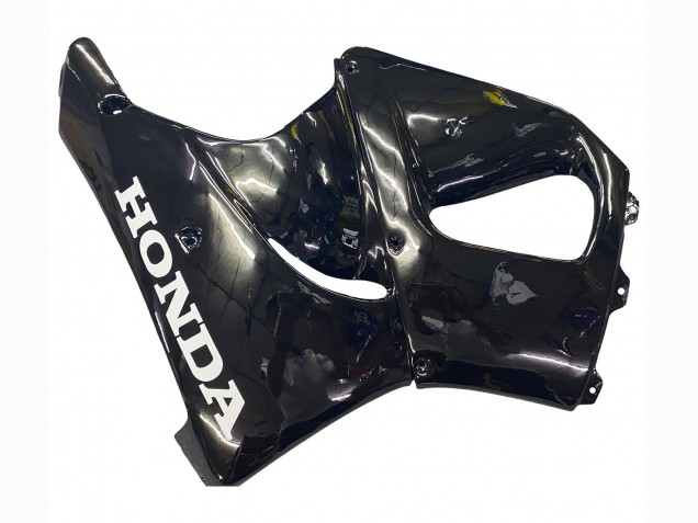 Honda CBR900RR 919 Motorrad Verkleidung 1998-1999 - Glanzendes Schwarz Weiss Aufkleber