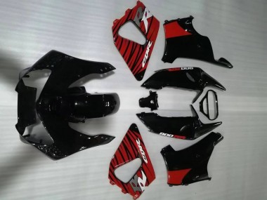 Honda CBR900RR 919 Motorrad Verkleidung 1998-1999 - Rot Glanzendes Schwarz