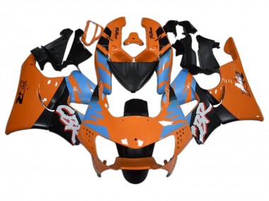 Honda CBR900RR 919 Motorrad Verkleidung 1998-1999 - Orange Blau Matt Schwarz