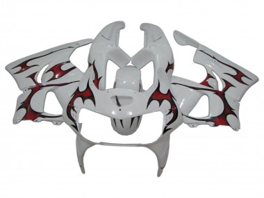 Honda CBR900RR 919 Motorrad Verkleidung 1998-1999 - Weiss Rot