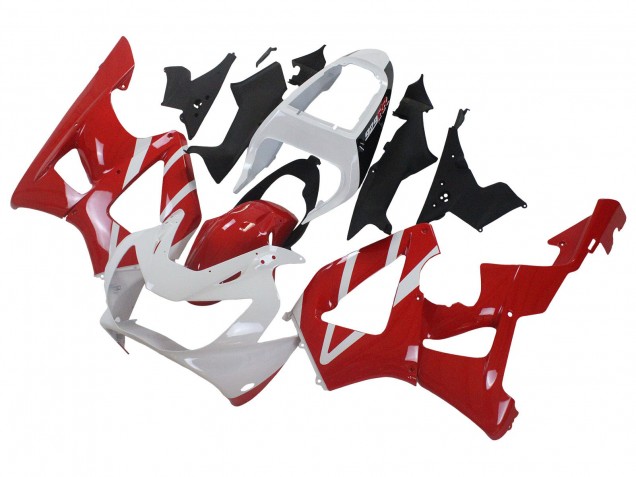 Honda CBR900RR 929 Motorrad Verkleidung 2000-2001 - Weiss Rot