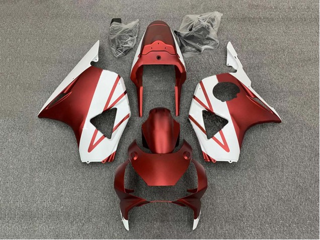 Honda CBR900RR 954 Motorrad Verkleidung 2002-2003 - Weiss Rot