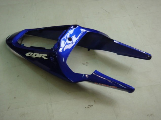 Honda CBR900RR 954 Motorrad Verkleidung 2002-2003 - Blau Gelb Glanzendes Schwarz Telefonica MoviStar Castrol