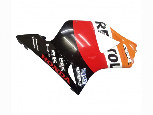 Honda CBR900RR 954 Motorrad Verkleidung Kit 2002-2003 - Orange Weiss Rot Glanzendes Schwarz Repsol
