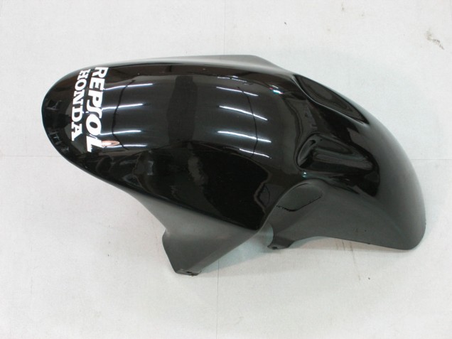 Honda CBR900RR 954 Motorrad Verkleidung 2002-2003 - Silber Glanzendes Schwarz