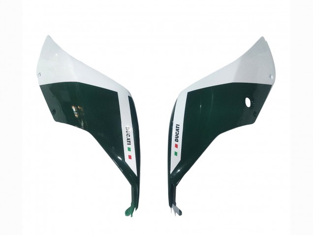 Ducati Panigale 899 Motorrad Verkleidung 2011-2014 - Weiss Rot Glanzendes Schwarz