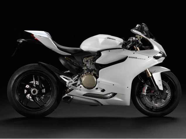 Ducati 1199 Motorrad Verkleidung 2011-2014 - Weiss