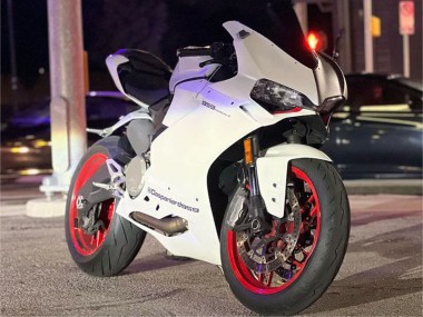 Ducati 959/1299 Motorrad Verkleidung 2015-2020 - Weiss Lila