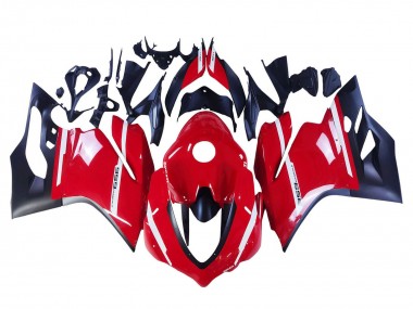 Ducati 959 Motorrad Verkleidung 2015-2020 - Rot Matt Schwarz