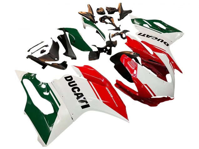 Ducati 1299 Motorrad Verkleidung 2015-2020 - Weiss Rot Grun Matt Schwarz