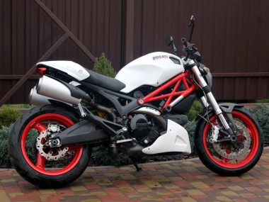 Ducati Monster 696 796 1100 1100S Motorrad Verkleidung 2008-2012 - Weiss