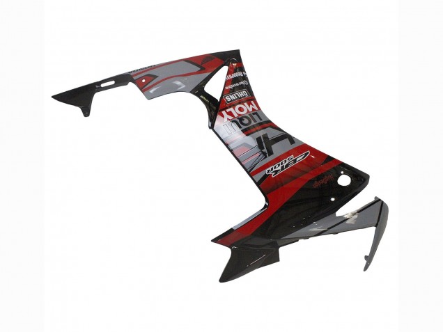 Honda CBR500R Motorrad Verkleidung 2013-2015 - Rot Silber Glanzendes Schwarz