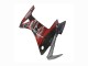 Honda CBR500R Motorrad Verkleidung 2013-2015 - Rot Silber Glanzendes Schwarz