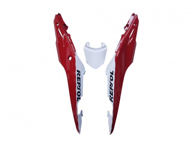 Honda CBR500R Motorrad Verkleidung 2013-2015 - Orange Weiss Rot Glanzendes Schwarz Repsol 3