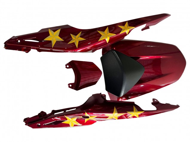 Honda CBR500R Motorrad Verkleidung 2013-2015 - Rot Blau Gelb Stern