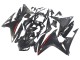 Honda CBR500R Motorrad Verkleidung 2016-2018 - Schwarzes Carbonfaser Rot