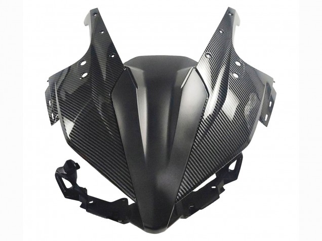 Honda CBR500R Motorrad Verkleidung 2016-2018 - Schwarzes Carbonfaser Rot