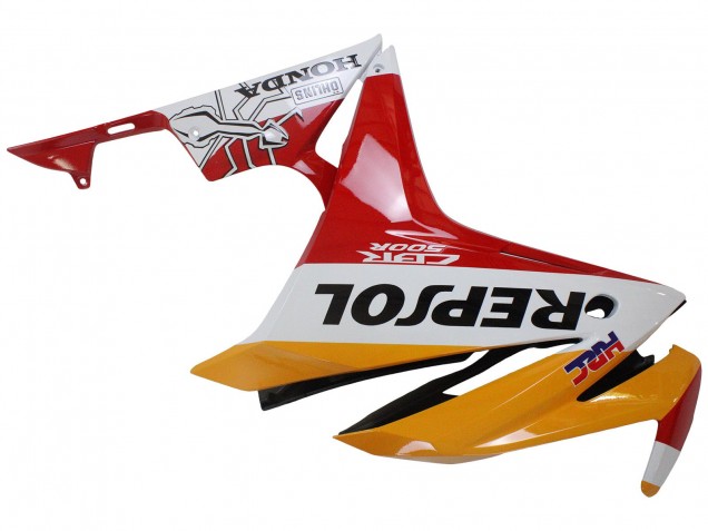 Honda CBR500R Motorrad Verkleidung 2016-2018 - Gelb Weiss Rot Repsol HRC