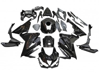 Honda CBR500R Motorrad Verkleidung 2022-2023 - Glanzendes Schwarz