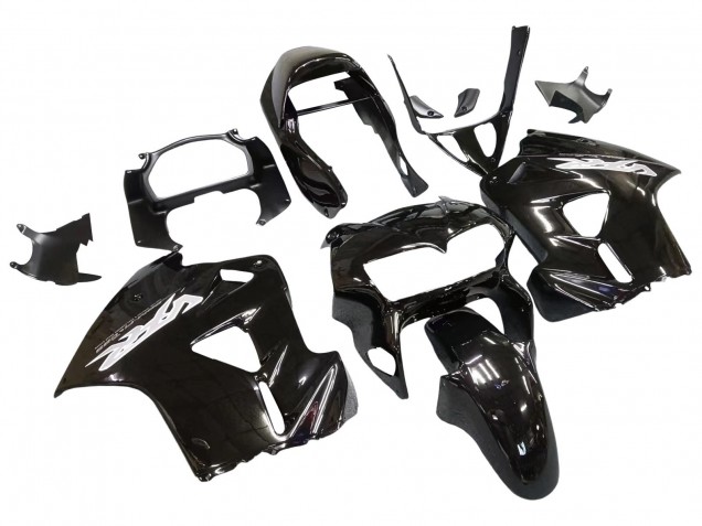 Honda VFR 800 Motorrad Verkleidung 1998-2001 - Glanzendes Schwarz