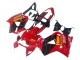 Honda VFR 800 Motorrad Verkleidung 1998-2001 - Rot Weiss Glanzendes Schwarz Vimto