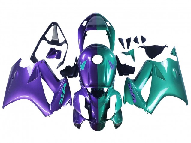 Honda VFR 800 Motorrad Verkleidung 2002-2013 - Lila Grun