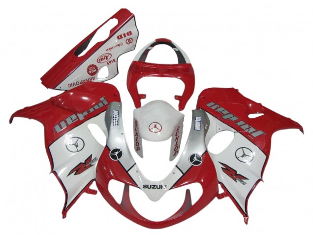 Suzuki TL1000R Motorrad Verkleidung 1998-2003 - Rot Weiss Silber Jordan Motul Dunlop