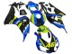Honda CBR1000RR Motorrad Verkleidung 2006-2007 - Blau Fluoreszierendes Grun Glanzendes Schwarz Hai 46