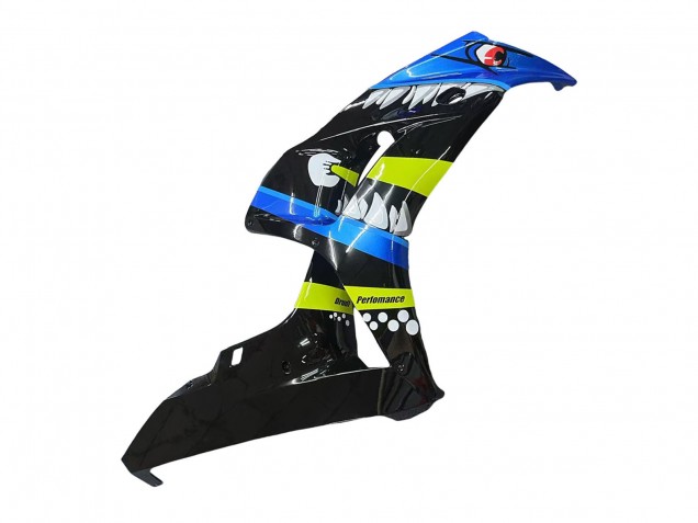 Honda CBR1000RR Motorrad Verkleidung 2006-2007 - Blau Fluoreszierendes Grun Glanzendes Schwarz Hai 46