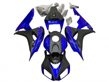 Honda CBR1000RR Motorrad Verkleidung 2006-2007 - Blau Matt Schwarz