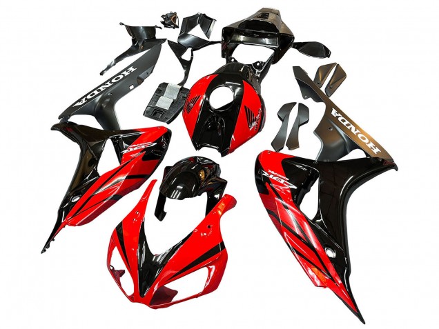 Honda CBR1000RR Motorrad Verkleidung 2006-2007 - Blau Glanzendes Schwarz