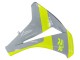 Honda CBR1000RR Motorrad Verkleidung 2008-2011 - Nardo Grau Fluoreszierendes Grun