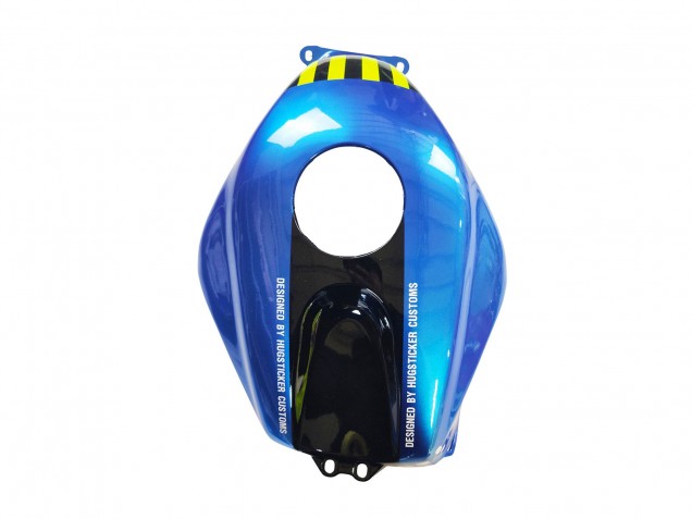 Honda CBR600RR Motorrad Verkleidung 2003-2004 - Blau Neon Gelb Glanzendes Schwarz Hai
