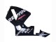 Honda CBR600RR Motorrad Verkleidung 2003-2004 - Glanzendes Schwarz Weiss Repsol