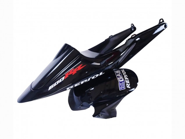 Honda CBR600RR Motorrad Verkleidung 2003-2004 - Glanzendes Schwarz Weiss Repsol