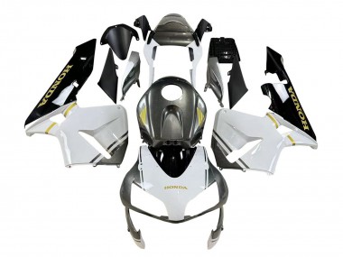 Honda CBR600RR Motorrad Verkleidung 2003-2004 - Weiss Gelb Grau Schwarz