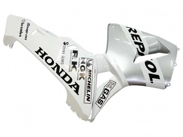 Honda CBR600RR Motorrad Verkleidung 2003-2004 - Weiss Silber Schwarz Repsol